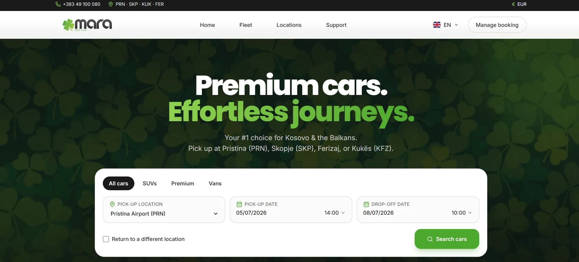 MARA Rent a Car Project