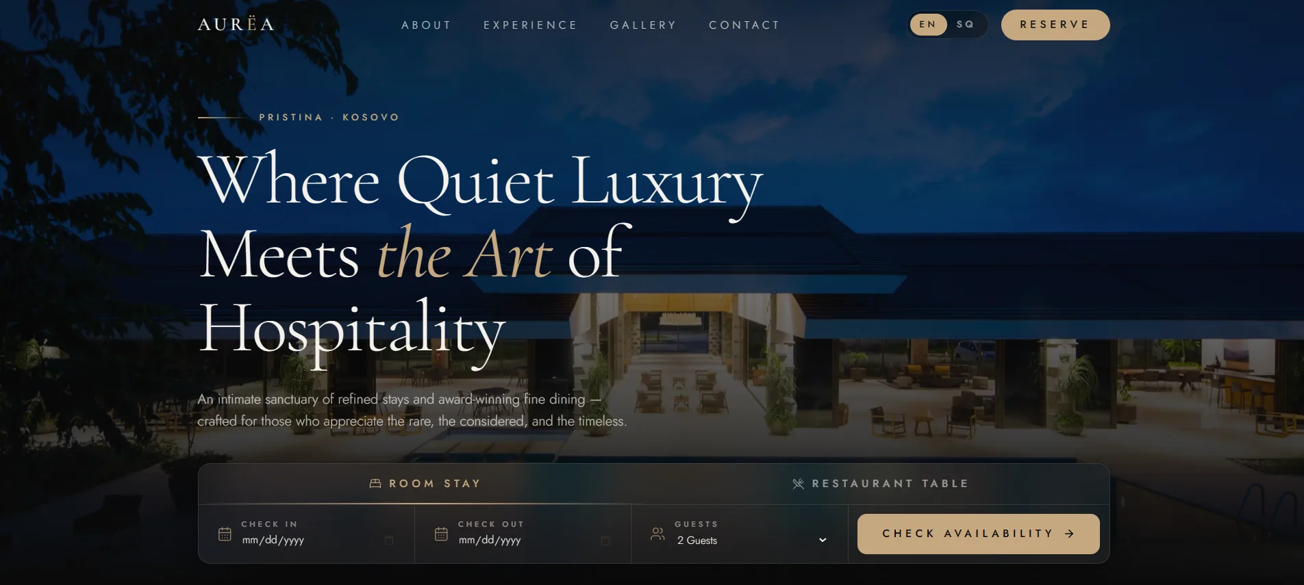 Aurëa Hotel & Restaurant Project