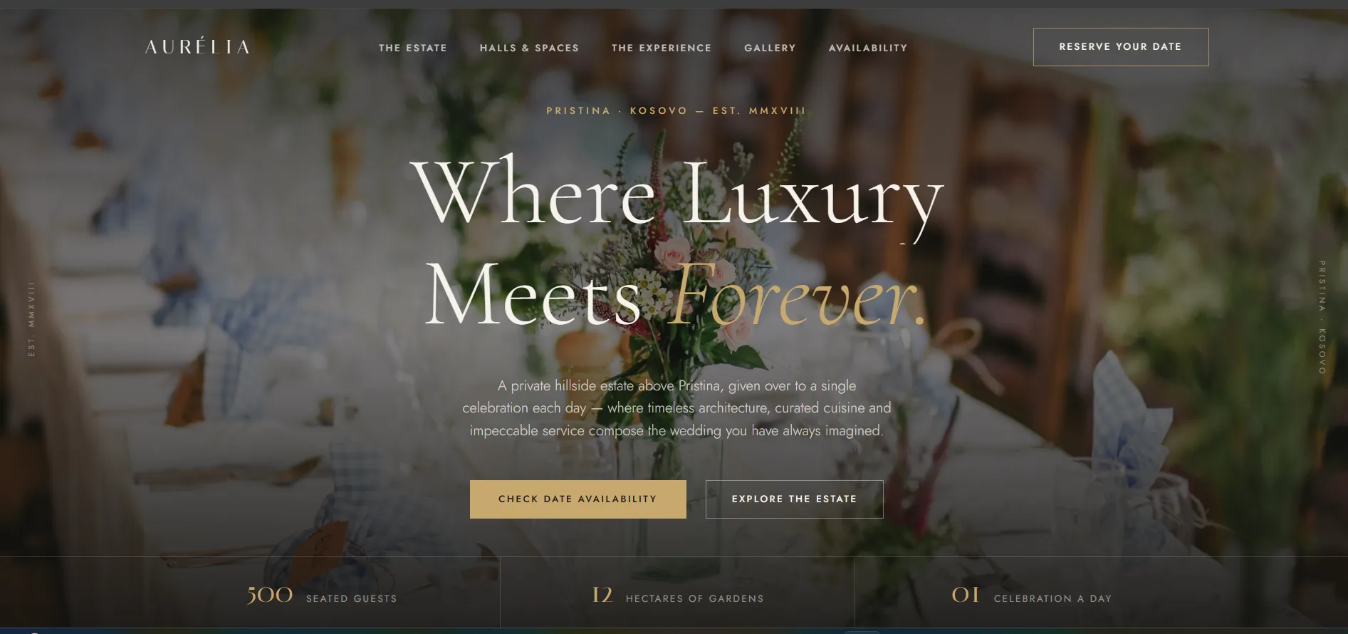 Aurélia Wedding Estate Project